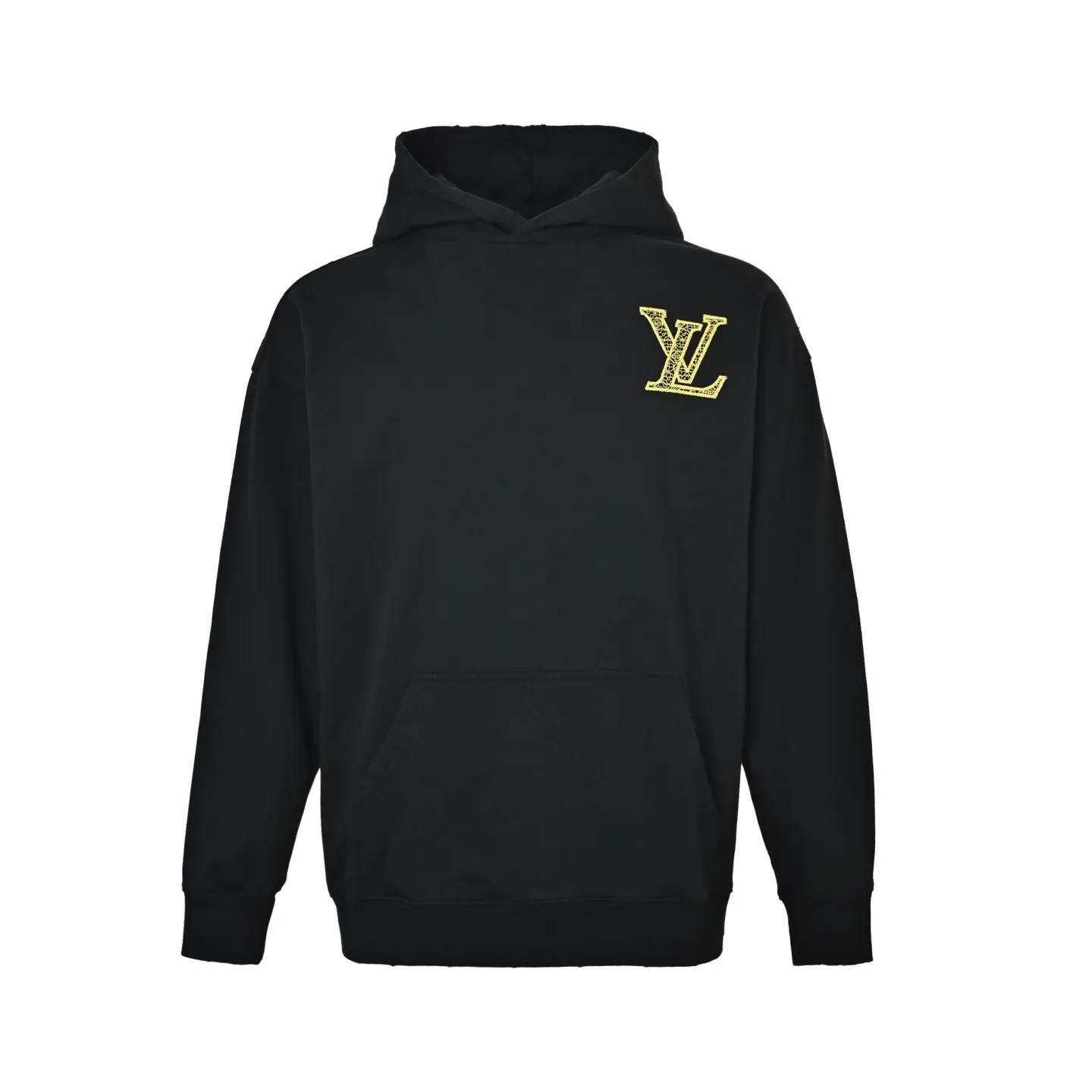 Louis Vuitton/Louis Vuitton Tatami Embroidered Logo Hooded Sweatshirt